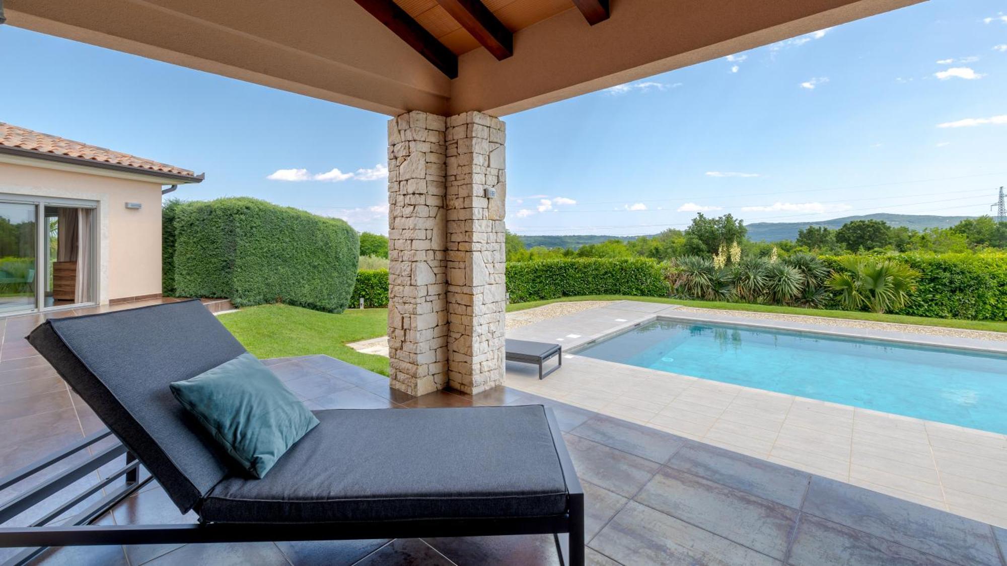 Villa Labin In Zartinj - Luxury Privacy Heated Pool With Auto Cover Екстер'єр фото