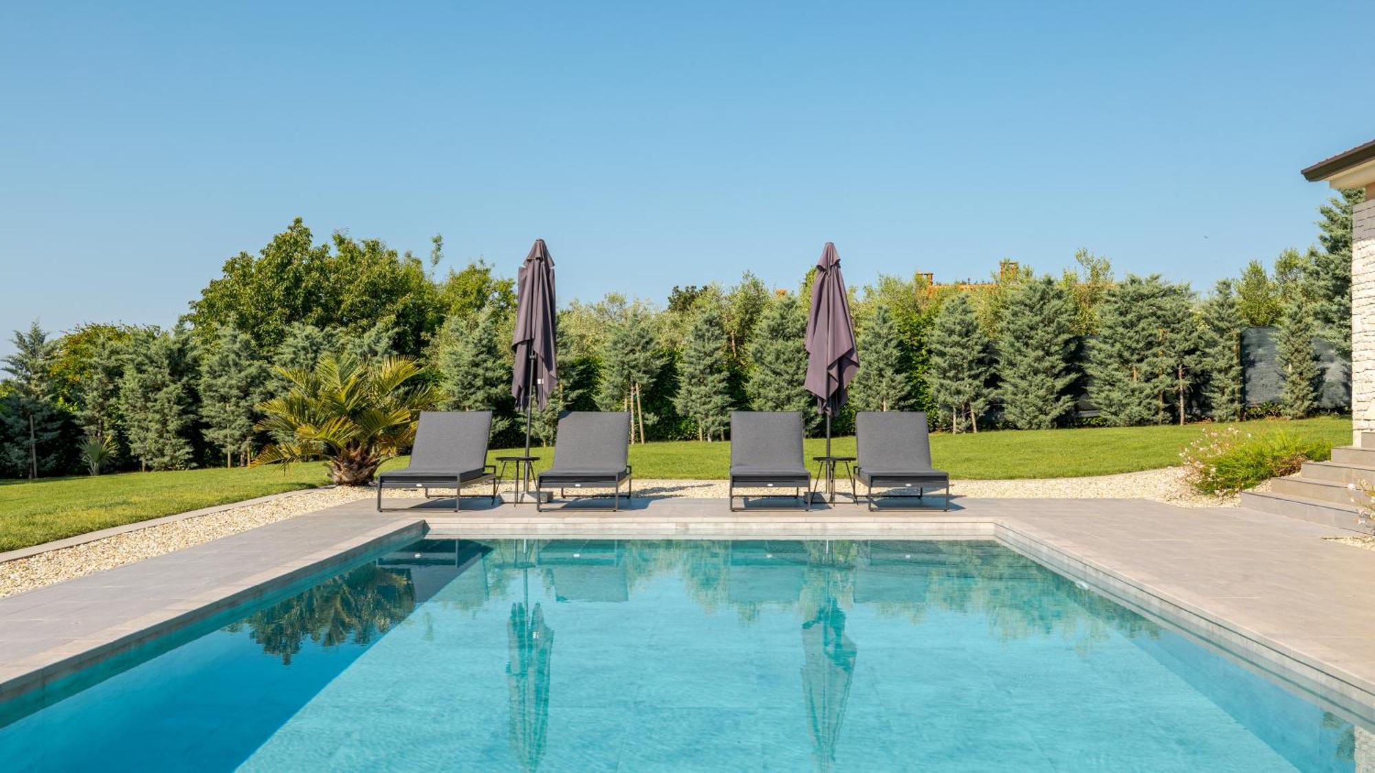 Villa Labin In Zartinj - Luxury Privacy Heated Pool With Auto Cover Екстер'єр фото