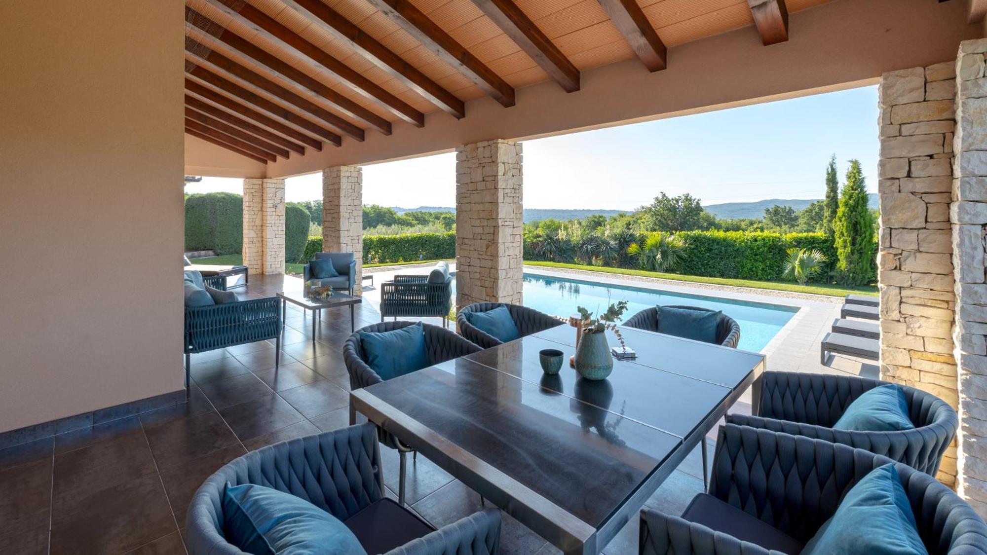 Villa Labin In Zartinj - Luxury Privacy Heated Pool With Auto Cover Екстер'єр фото